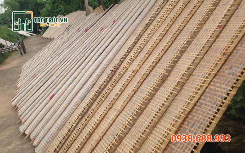 Liếp Tre Phơi Bánh Tráng & Nông Sản | Tre Trúc VN Liếp tre phơi bánh tráng truyền thống tại làng nghề