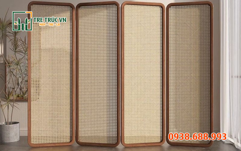 Mây Mắt Cáo Nhựa Giả Mây — Ốp Tường, Vách Ngăn Giá Rẻ TPHCM Vách ngăn mây mắt cáo nhựa trang trí văn phòng