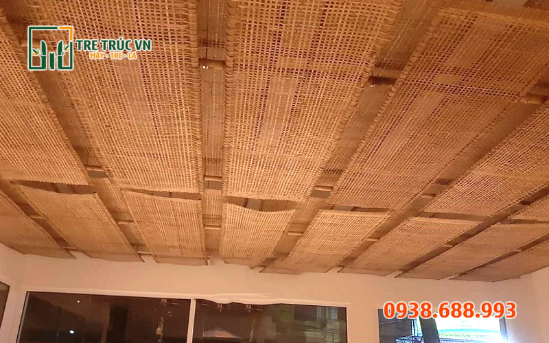 Liếp Tre Phơi Bánh Tráng & Nông Sản | Tre Trúc VN Trang trí quán cafe phong cách miệt vườn bằng liếp tre