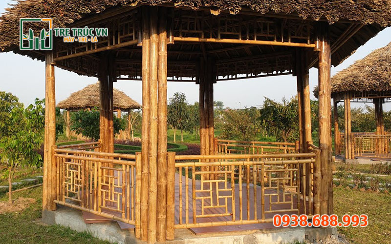 Tre Gai Nguyên Liệu — Cứng Nhất Việt Nam, Giá Xưởng TPHCM | Tre Trúc VN Tre gai trang trí rustic — hot trend quán cafe homestay