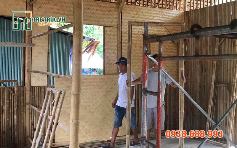 Tre Gai Nguyên Liệu — Cứng Nhất Việt Nam, Giá Xưởng TPHCM | Tre Trúc VN Nhà tre làm từ tre gai — kiến trúc truyền thống Việt